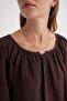 Mixray Buttoned Muslin Blouse - 5