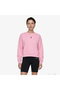 Badge Crew Women's Pink Sweatshirt