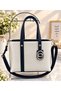 White Women's Belt Detailed Shoulder Bag - 3