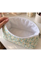 White Daisy Patterned Makeup Bag - Large Size Eee9 (New Product) - 2
