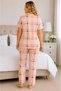 Women's Milan Fabric Comfortable Fit Buttoned Short Sleeve Pajama Set 3149 - 5
