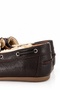 Brown Fur Lace-Up Moccasins 24171 - 5