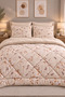 Double Floral Welsfot Sleeping Set Double-Sided 195X215 - 3