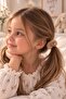 Heart Figured Plush Hair Clip Rubber Hairpin 2 Pieces - 2