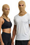 3-Piece Balaclava Set Black Beige Khaki – Breathable Under-Helmet Biker Mask - 5