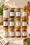 12-Piece Spice Set with Wooden Rotating Stand 300ml 12 Wooden Spoons - 2