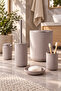 Round Beige Pro 5 Piece Bathroom Set - 6