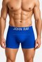 3 Pieces Navy Blue Men's Seamless Microfiber Lycra Flexible Premium Boxers - 2