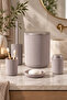 Round Beige Pro 5 Piece Bathroom Set - 4