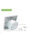 220V Wall Mounted Pir infrared Motion Sensor LED Light Switch MAX 600w Load+9m Max Distance - 6