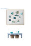 JETTING 【ZYAA-1】10pcs/set Fish Wall Decor Wooden Fish Hanging Beach Theme Bathroom Art Nautical Coas - 5