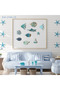 JETTING 【ZYAA-1】10pcs/set Fish Wall Decor Wooden Fish Hanging Beach Theme Bathroom Art Nautical Coas - 4