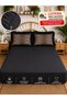 Ruffled Striped Elastic Bed Sheet Set