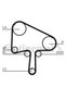 Set curea de distribuție CT1133K1 - 2