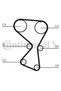 Set curea de distribuție CT1071K1 - 2