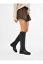 Siri Women's Clothing Comfortable Detailed Boots C0354-Black - 7
