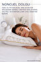 2 Pieces Gold Detailed Gold Color Piped Nanojel Pillow 1200 Grams 50X70 Cm, Luxury Hotel Pillow - 2