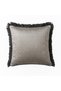 "Rona" Tasseled Cushion Cover - 45X45 - Smoked