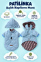 Cat - Dog Quilted Inflatable Thick Rain and Snow Proof Winter Coat (Hat Can Be Put on and Taken Off) - Vest - Clothing - 6