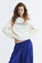 Baskılı Oversize Sweatshirt - 2