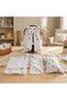 Double-Sided 100% Cotton Muslin & Pique Stroller Cover Cushion, Baby Blanket Cover and Pillow Set - 2