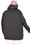 Mode XL Men's Cardigan Kapson Zippered Steel Interlock 21600 Black - 7