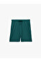Straight Fit Pocketed Drawstring Waist Sports Shorts - 3