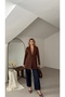 Women's Blazer Jacket with Cap Detail