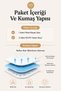 Liquid-Proof Fitted Base Honeycomb Patterned Mattress Mattress Pad Set |   Fitted Mattress Pad and 2-Piece Pillow Mattress Protector White |   Single - Double - 7