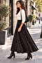 Italian Plaid Chanel Fabric 90 cm Length Full Flawed Skirt with Elastic Waist and Hidden Pockets - 2
