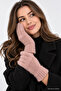Women's Gloves Plush Long Finger Pink Plush Gloves - 2
