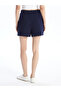 Women's Elastic Waist Plain Shorts - 4