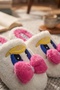 Cute Bowknot Duffy Duck Figured Embroidered Non-Slip Sole House Slippers - 3