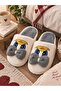 Cute Bowknot Duffy Duck Figured Embroidered Non-Slip Sole House Slippers - 2