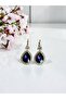 Crystal Stone Water Drop Earrings - 2