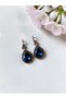 Zircon Embellished Water Drop Earrings