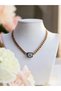 Zircon Stone Baguette Necklace - 2