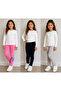 4-9 Years Winter Wool, Velvet and Cotton Triple Tights Set