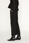 Stanza Parachute Fabric Black Trousers with Elastic Waistband - 4