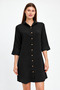 Muslin Tunic - Women's Shirt Collar Muslin Tunic - 1060