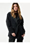 Shepherd's Stitch Detailed Belted Pocketed Long Sleeve Cashmere Coat - 2