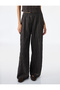 Bürümcük Fabric Textured Wide Leg Palazzo Trousers - 2