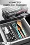 3 Piece Drawer Organizer, Cutlery and Knife Holder