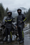 Motorcycle Courier Raincoat with Pockets, Water and Wind Resistant - 4