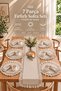 Ruffle Detailed Linen Runner & Supla Set – 7 Piece Dowry Collection