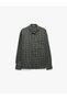 Comfortable Fit Cotton Long Sleeve Pocketed Buttoned Plaid Lumberjack Shirt - 6