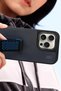 Hbc-239 Colombo Stand Cover Compatible with iPhone 14 Pro - Purple - 5