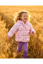 Girl's Kuromi Pattern Winter Thick Puffer Coat - 6