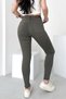 Women's Light Khaki Super Skinny Fit High Waist Lycra Stretchy Jean Denim Trousers Jenni̇e-2009 - 5