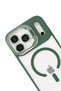 Remim Lens Magsafe Stand Cover Compatible with iPhone 17 Pro Max - Dark Green - 4